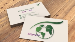 Carte Visite Alexandra Martel infographiste