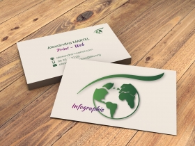 Carte Visite Alexandra Martel infographiste